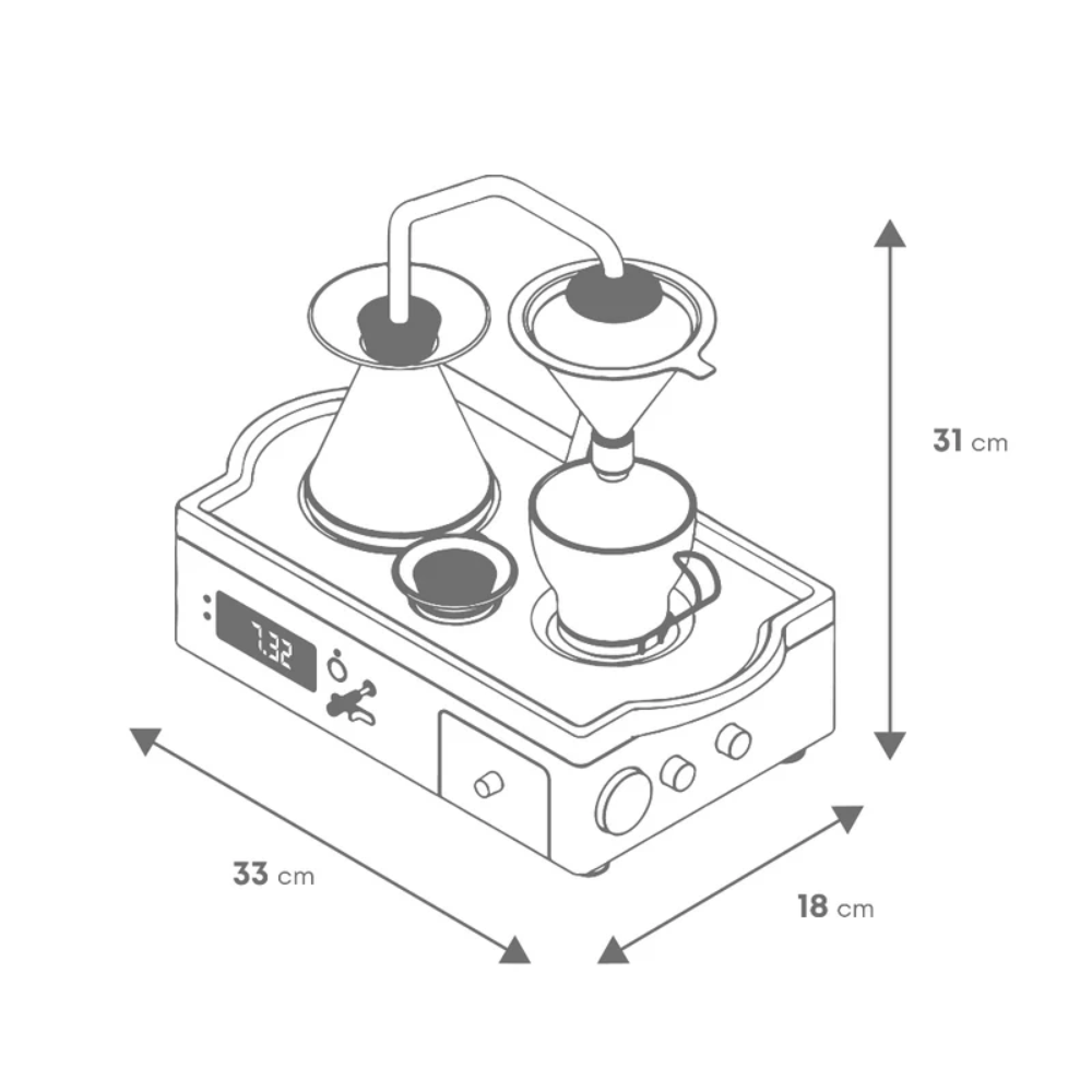 Joy Resolve Barisieur™ Tea & Coffee Alarm Clock - 1 Cup