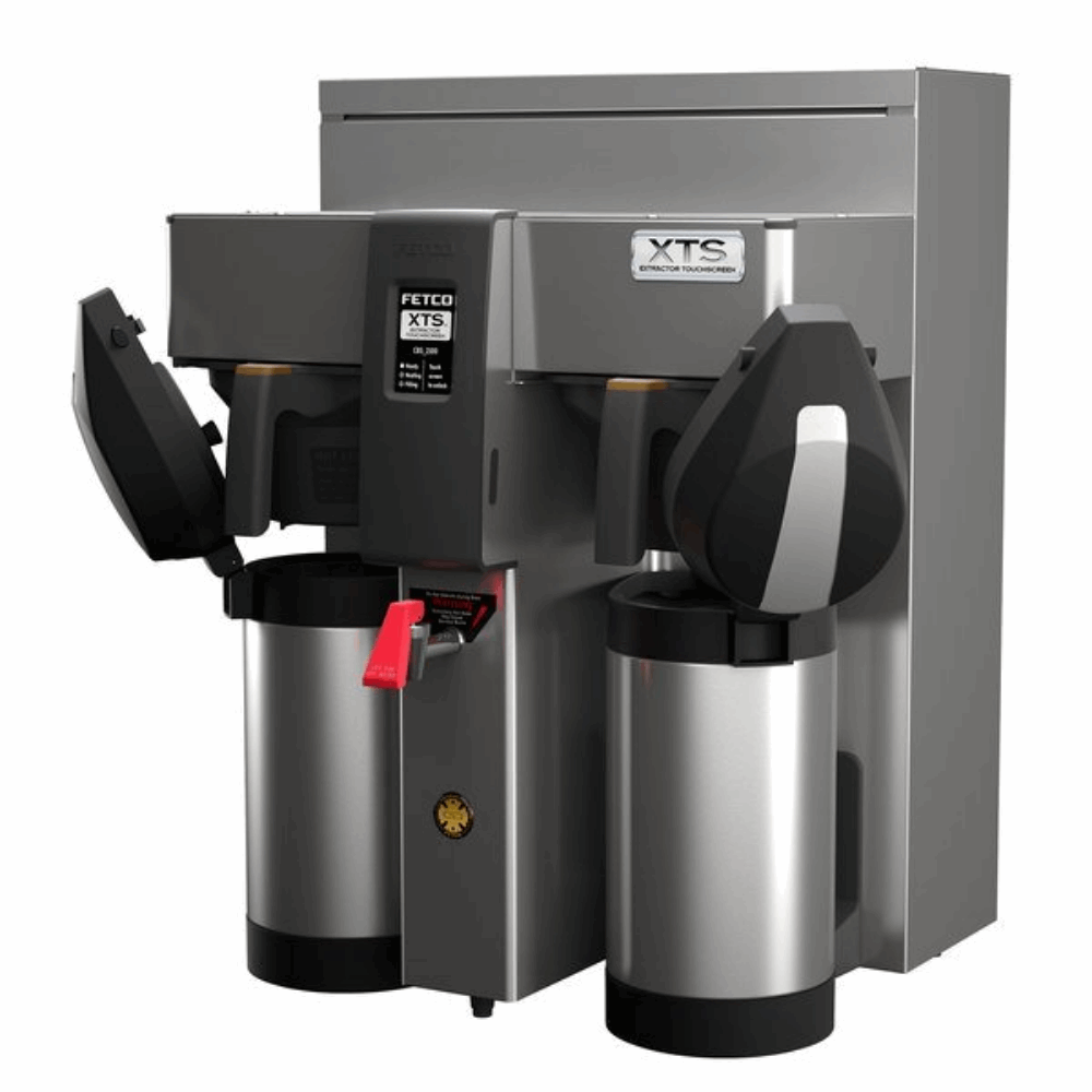 Fetco CBS-2132XTS Twin Station Touchscreen Series Airpot Coffee Brewer