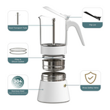 Joy Resolve ClearBrew™ Moka Pot